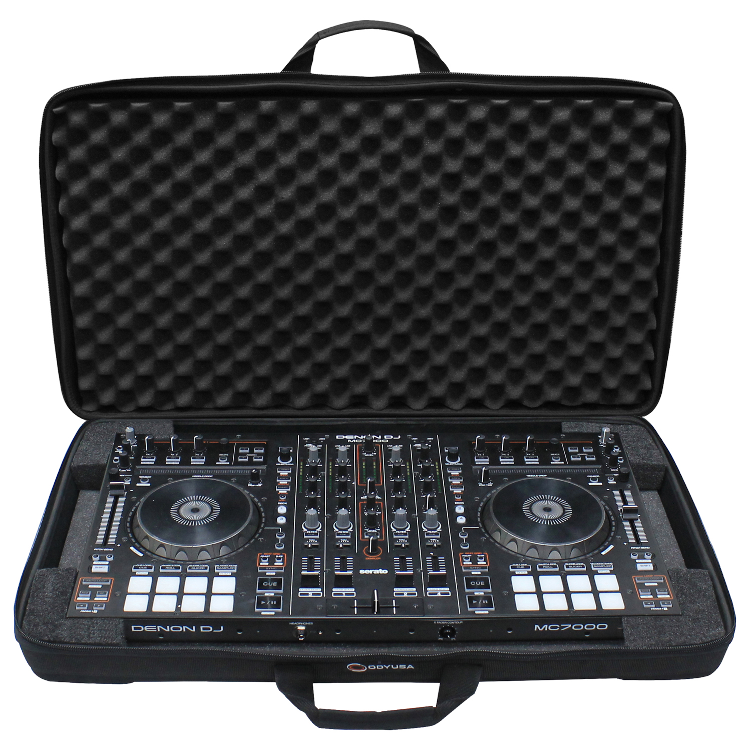 Denon DJ MC7000 4-Channel Serato DJ Controller with Odyssey Flight Case